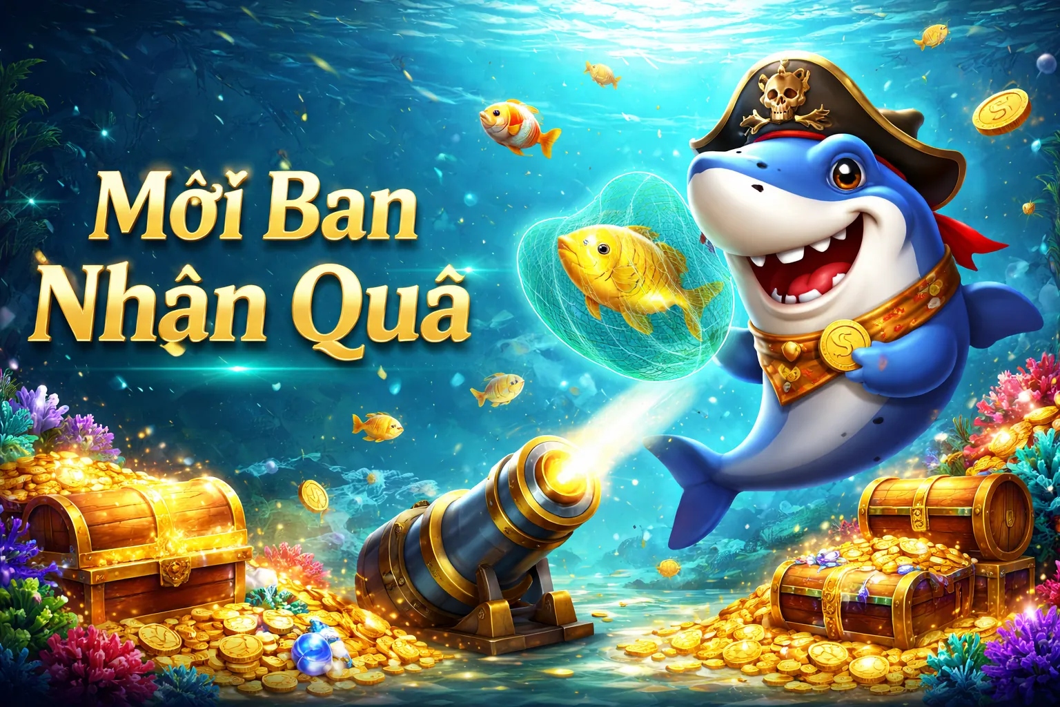Trải nghiệm đồ họa siêu phẩm săn cá vàng online tại nhà cái