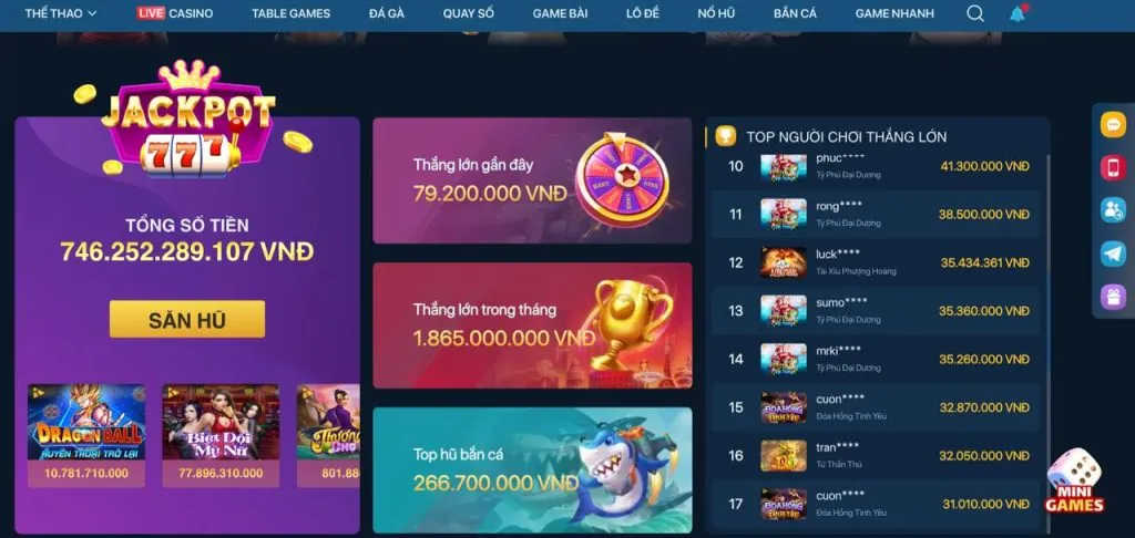 Danh sách các tựa game bắn cá vàng hấp dẫn nhất thị trường